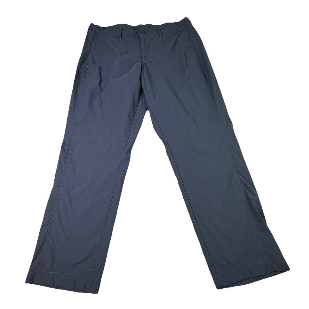 Adidas Mens 38‎ X 28 Golf Pants Performance Stretch Blue Stretch
